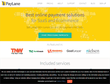 Tablet Screenshot of paylane.com